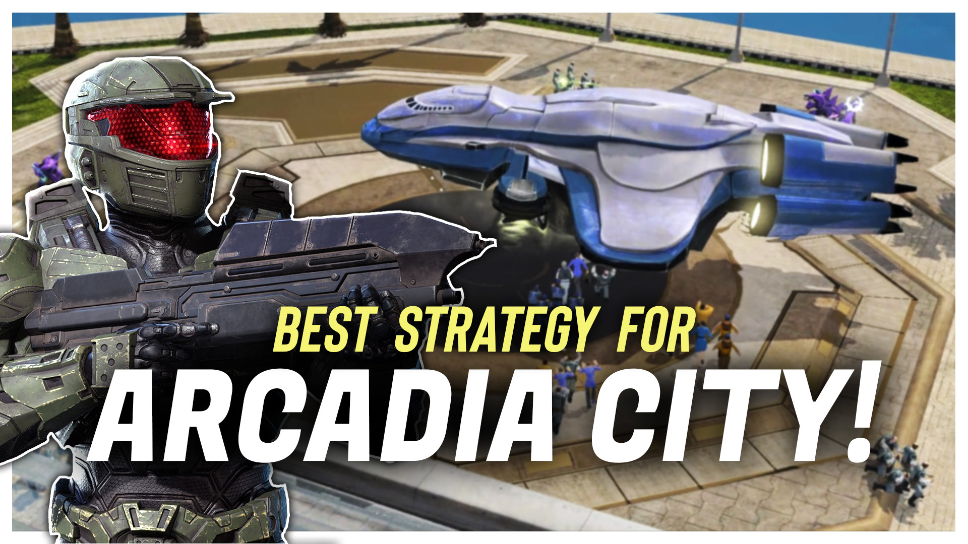 Why is Arcadia City so DIFFICULT? - Halo Wars
